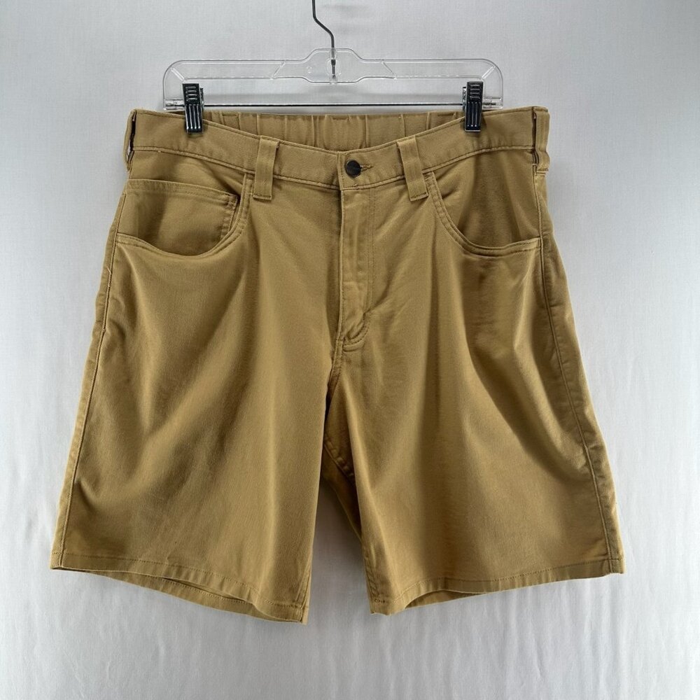 Carhartt 106280 Force Relaxed Fit Work Shorts Mens 34 Stretch Twill Gorpcore Tan - Picture 2 of 8